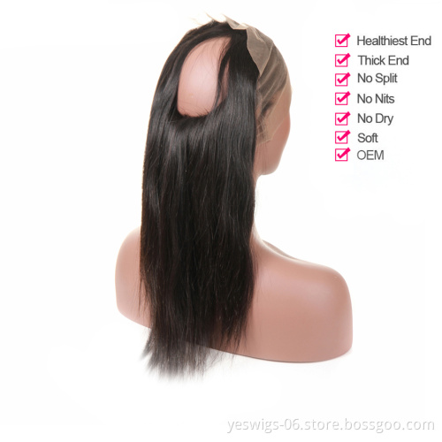 8A 9A 10A 100% Human Hair Brazilian Virgin Hair Cuticle Aligned Hair 4X4 2X6 5X5 13X4 13X6 6X6 7X7 360 Lace Frontal Closure